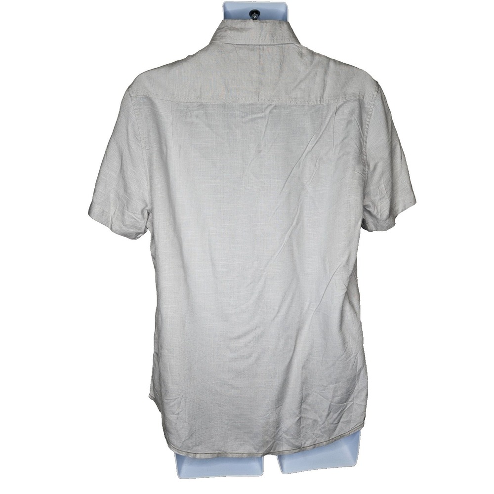 Report Collection M NWT Short Sleeve Button Down Sustainable Modal‎ Shirt - Picture 2 of 9